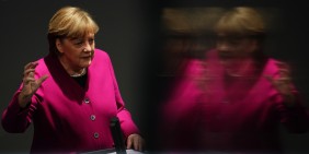 Angela Merkel am 25. März 2021 im Bundestag | Bild: picture alliance/dpa | Michael Kappeler