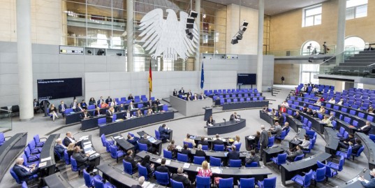 Plenum des Deutschen Bundestags am 24. April 2024 | Foto: picture alliance / photothek.de | Lorenz Huter