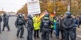 Demonstration am 18. November 2020 in Berlin | Foto: Dirk Wächter